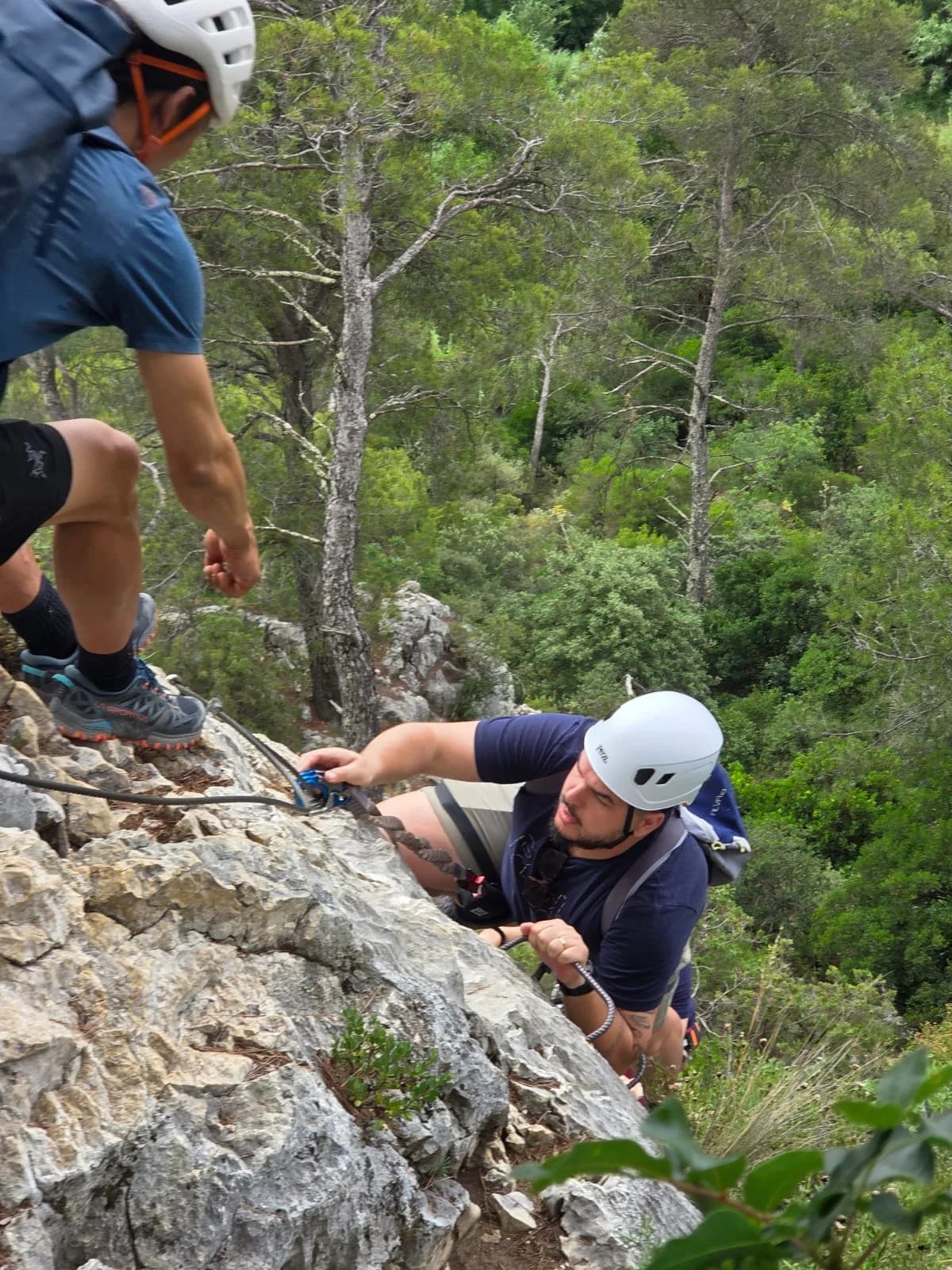 Rock, rope, mild panic